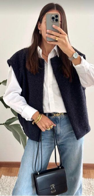 Gilet sans manches effet laine bouillie - Taille unique 36 au 42 